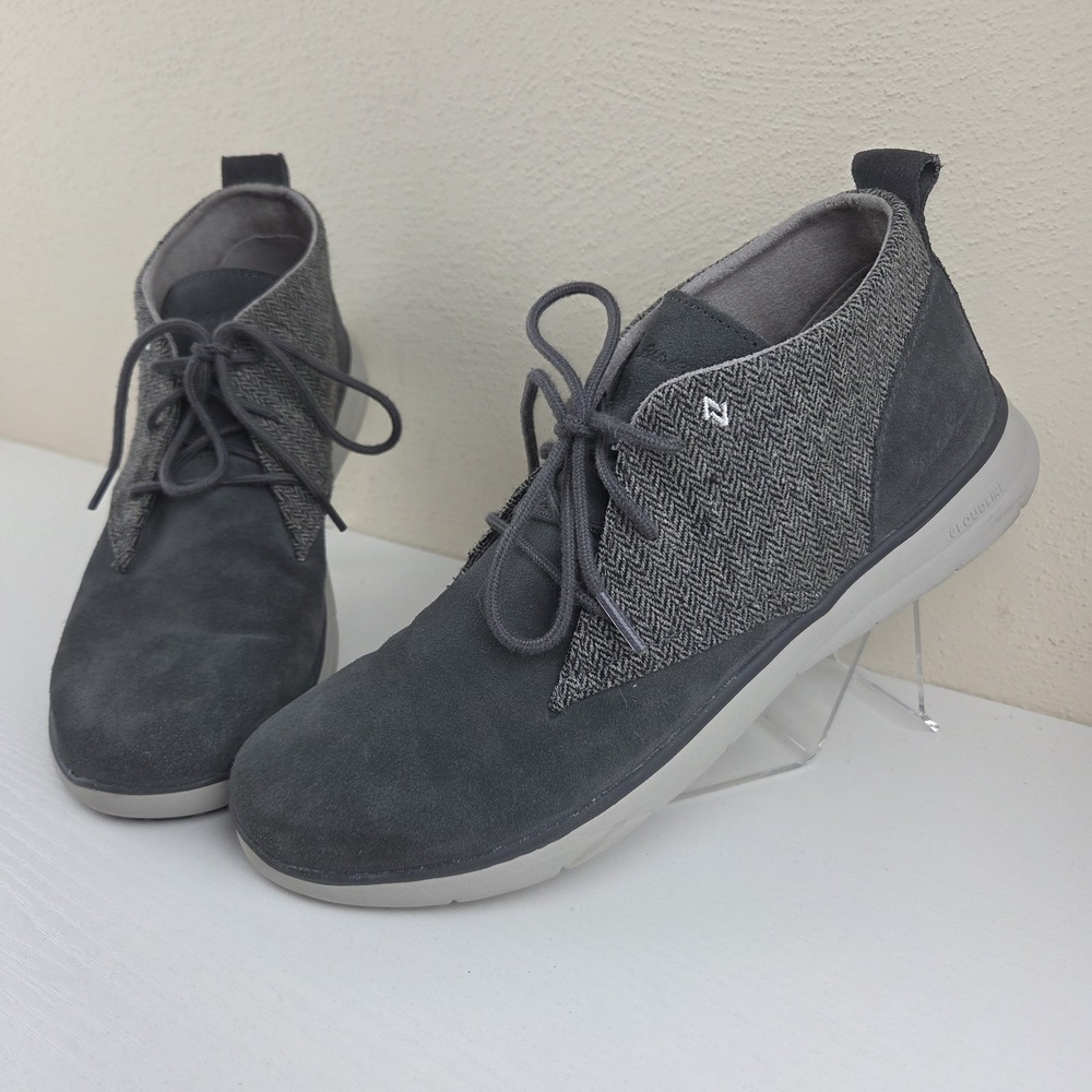 Eddie‎ Bauer Atlas Cloudline Chukka Boots Womens 9.5 Gray Suede Outdoor